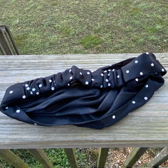 Headband 3 in 1 black with rhinestones brand new - Picture 4 of 4